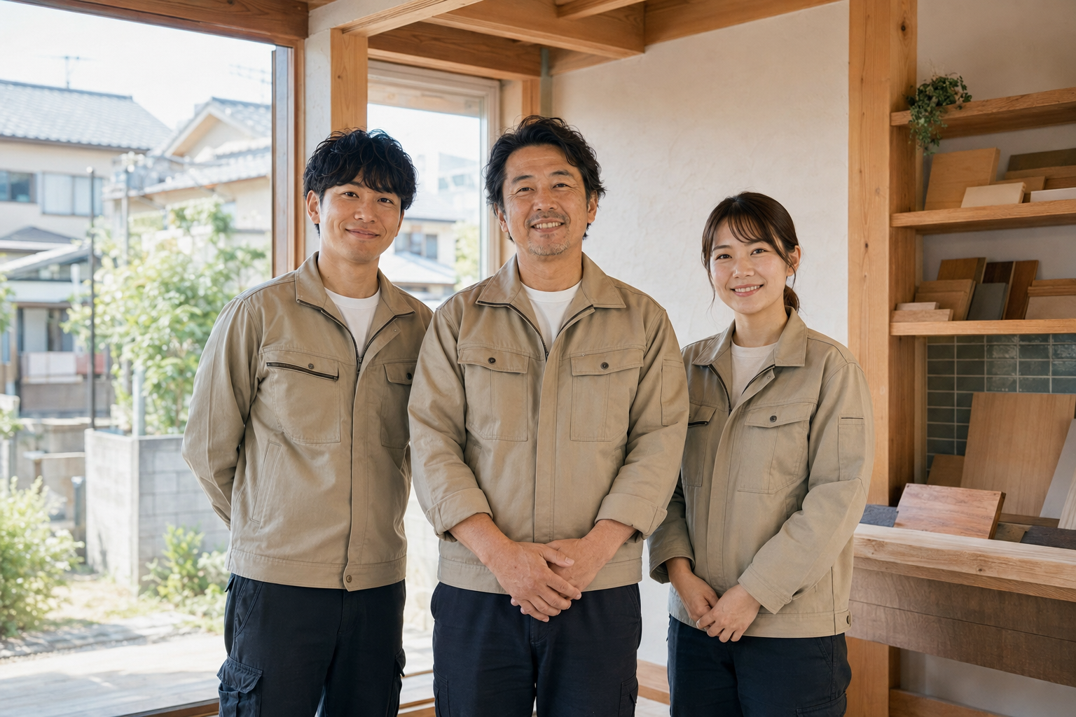 東京23区で活動するリフォーム会社のスタッフ