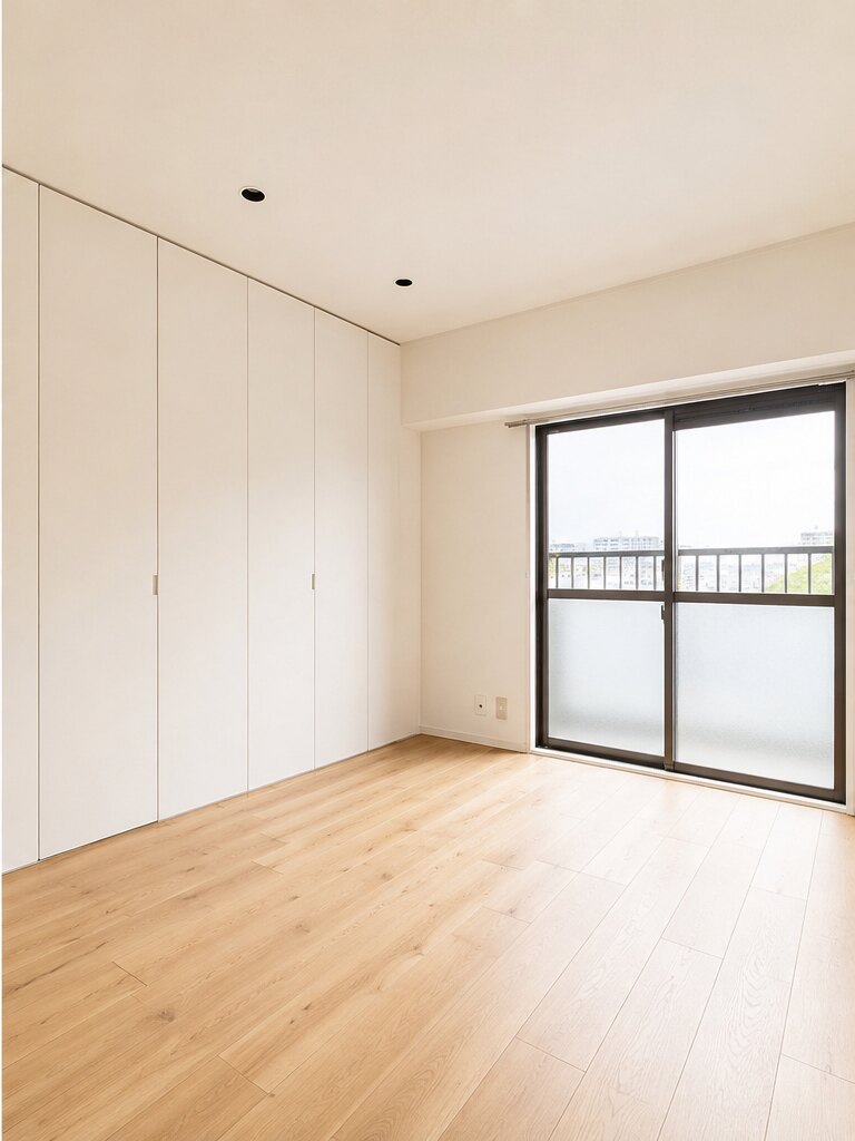 和室から収納付き洋室への間取り更新 施工後