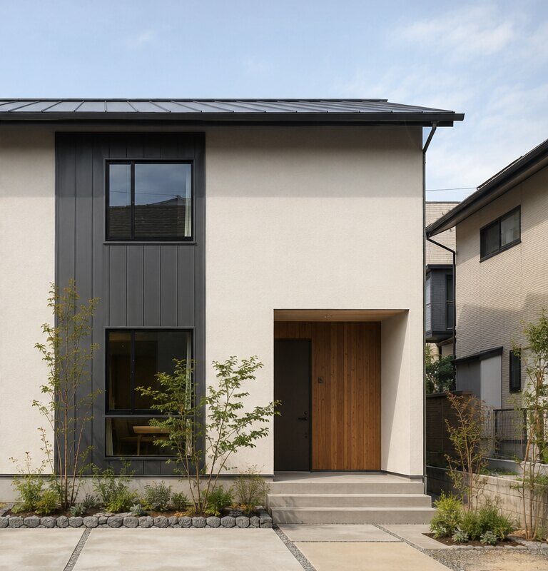 木造2階建て戸建住宅 新築工事一式 施工後