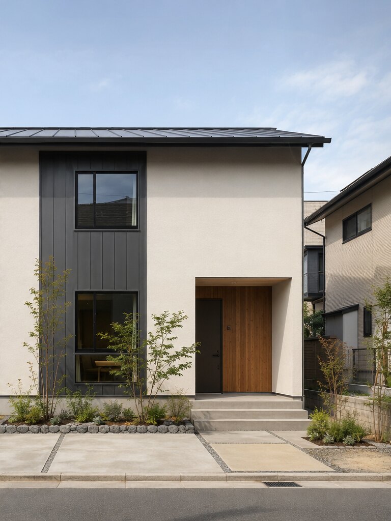 木造2階建て戸建住宅 新築工事一式 施工後